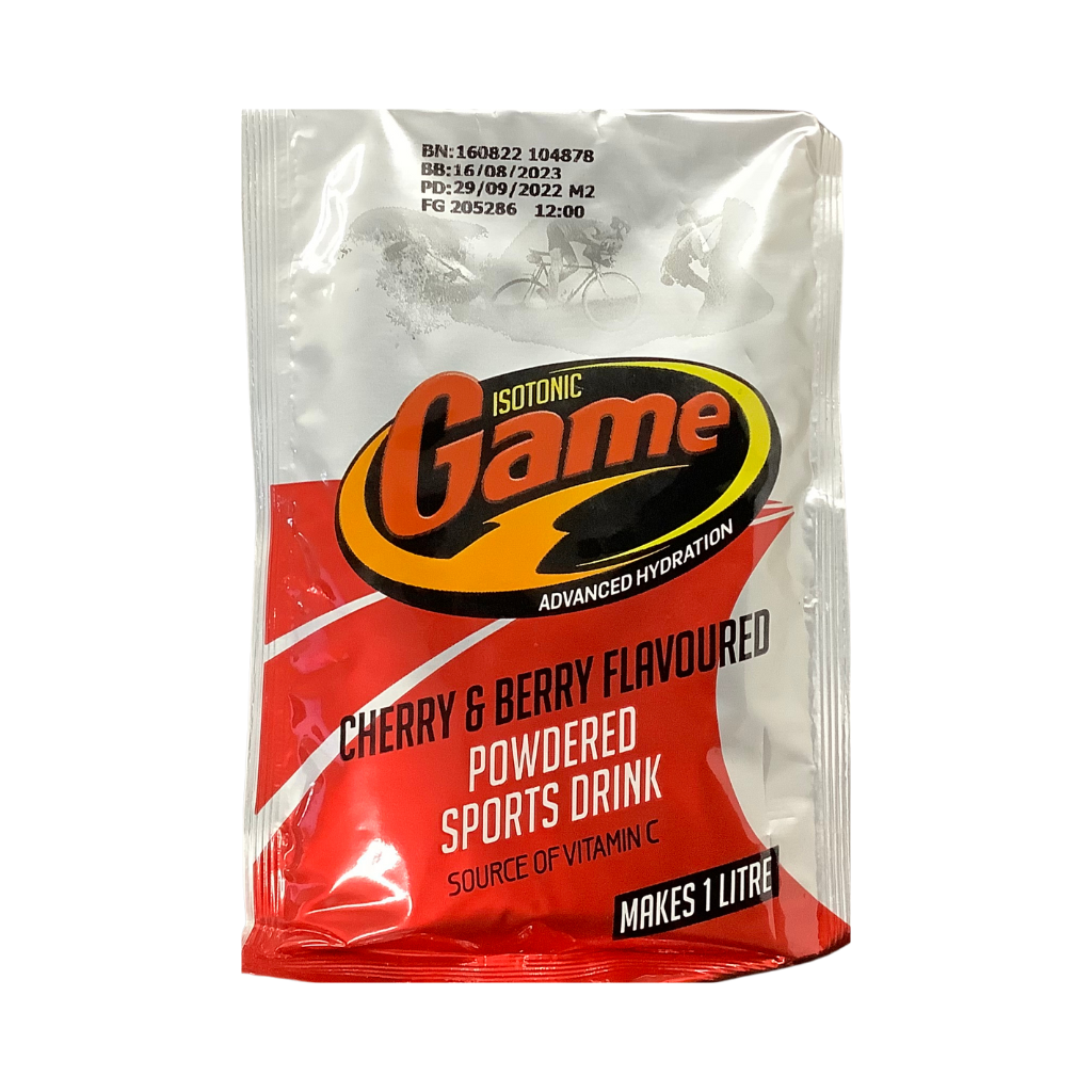 Game Isotonic Cherry & Berry Flavoured Powdered Sports Drink 80g