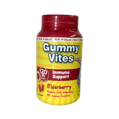 Gummy Vites Elderberry Immuno Support 120 Jelly Bears