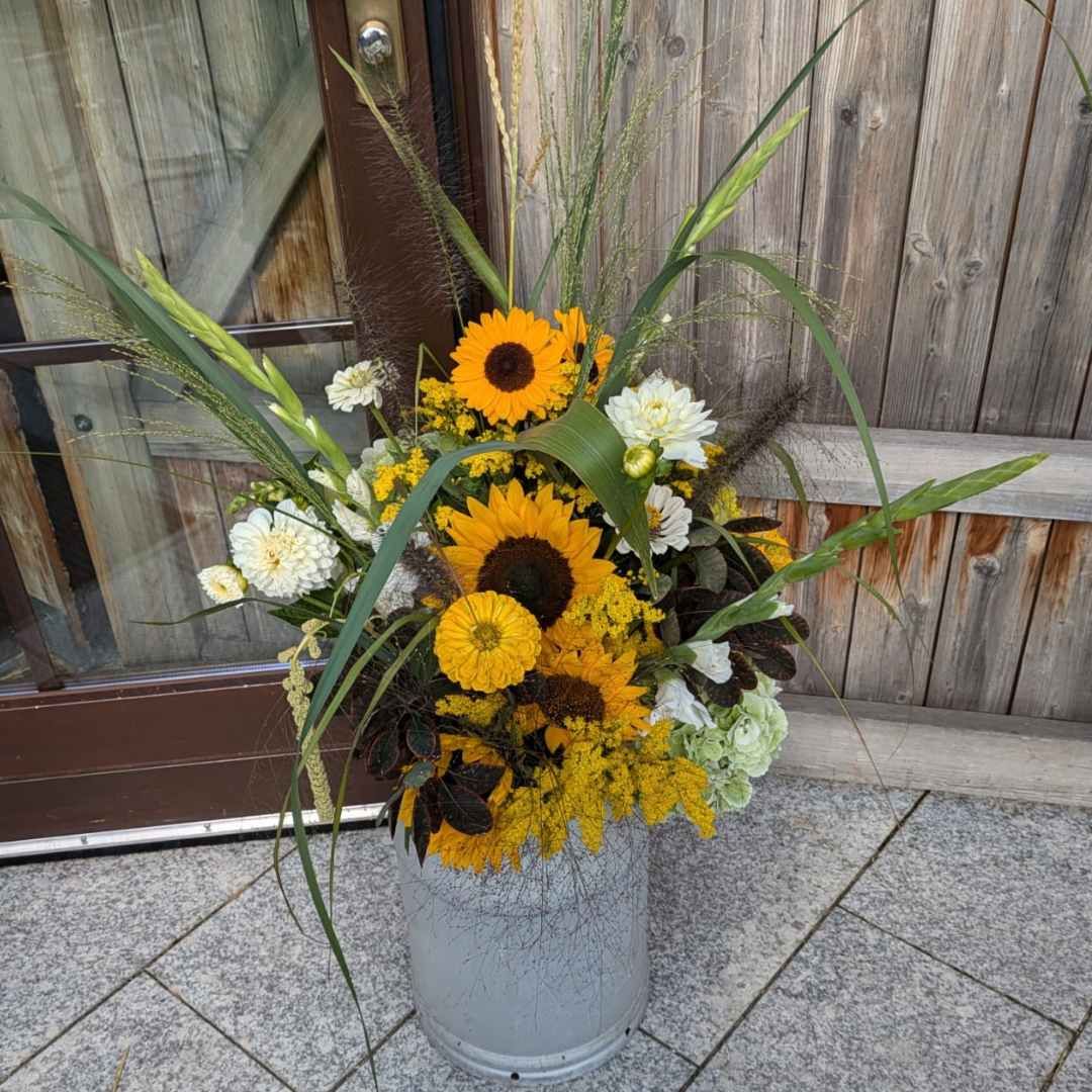 Floralgestaltung Eingangsbereich