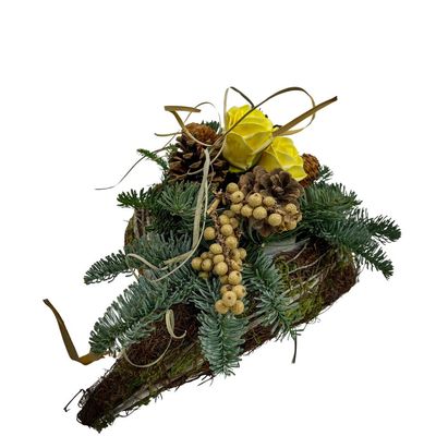 Herz Geschwungen White-Washed