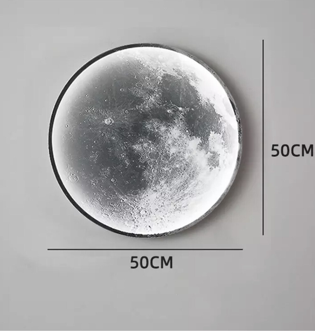 Universe Moon Decoration Wall Light For Bedroom Living Room Home Modern Design Style Lamp Sofa Background Indoor LED Light Fixtures