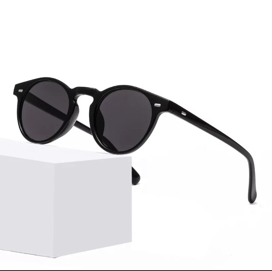 Luxury Brand Designer Sunglasses Men 2021 Vintage Round Sun Glasses