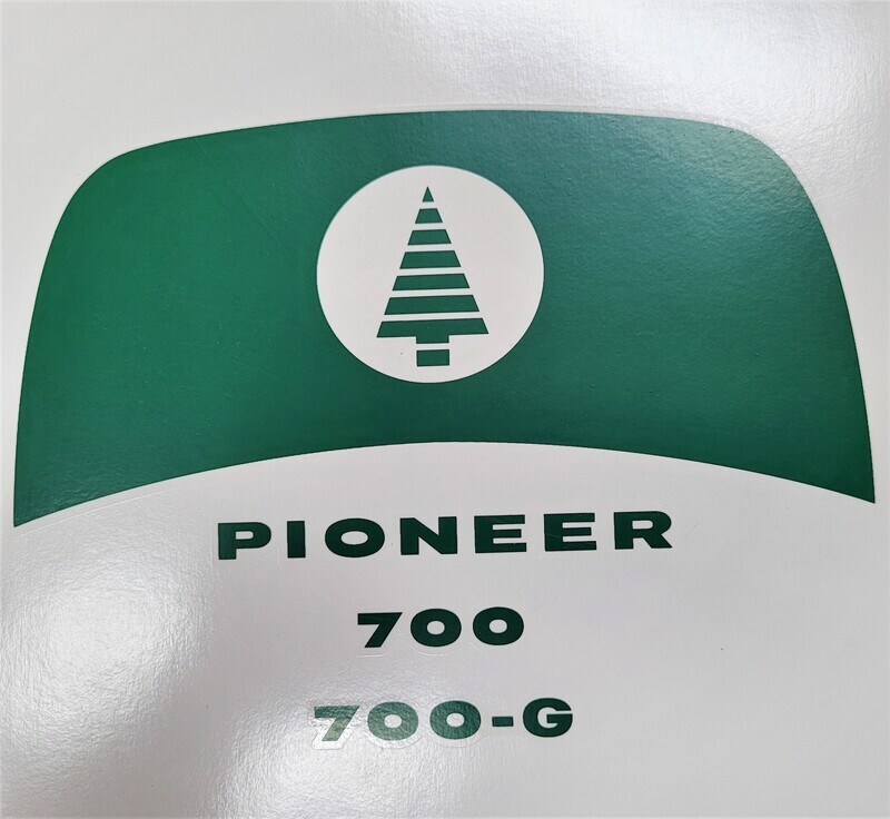 Pioneer 700/700-G Tank Top Water-slide decals