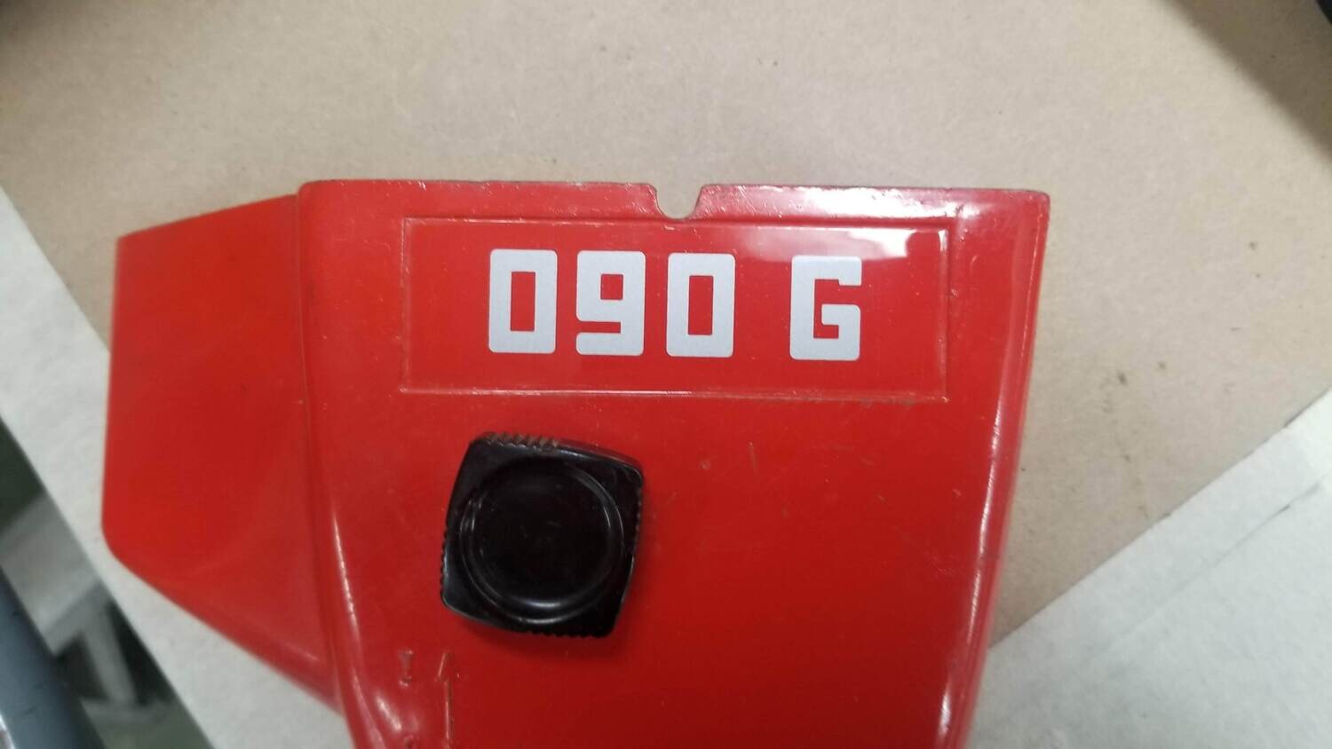 Stihl 090, and 090 G filter top sticker