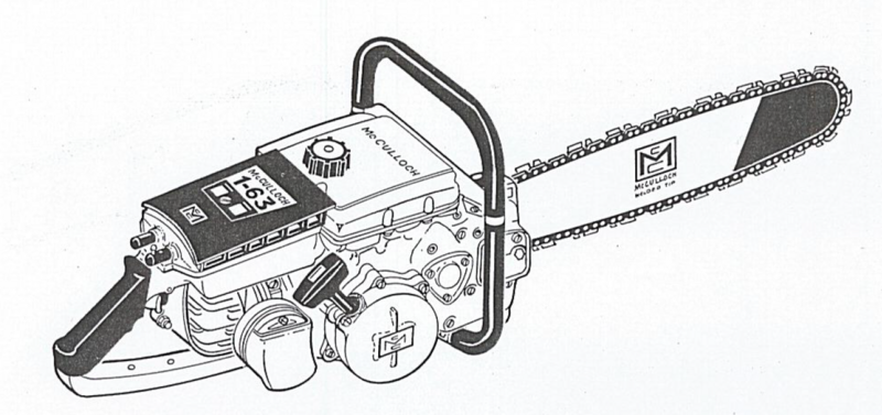 McCulloch Chainsaw Front Tank Gaskets and parts