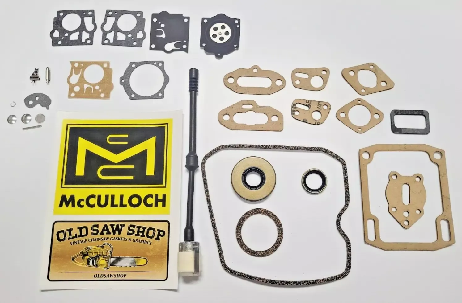 McCulloch Gasket, Seal, &amp; Carburetor rebuild kit
