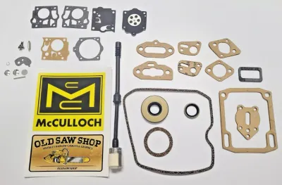 McCulloch Gasket, Seal, &amp; Carburetor rebuild kit