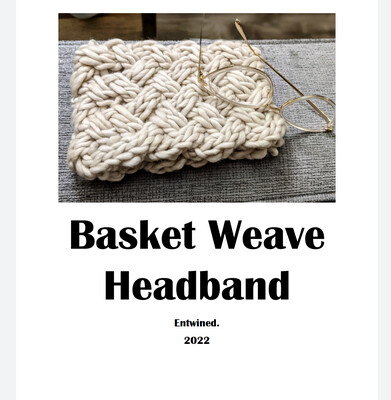 The Basket Weave Headband Pattern