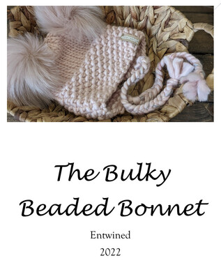 The Bulky Beaded Bonnet knitting pattern