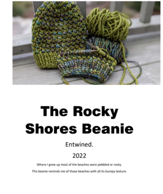 The Rocky Shores Beanie Knitting Pattern