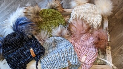 The Bulky Basic Bonnet Knitting Pattern