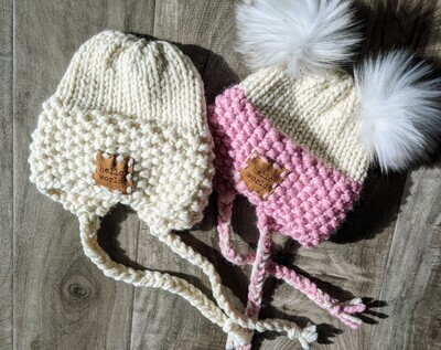 The Bulky Beaded Bonnet knitting pattern