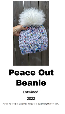 The Peace Out Beanie Knitting Pattern