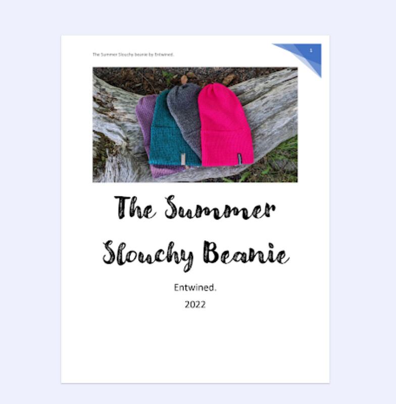 The Summer Slouchy Beanie Knitting Pattern