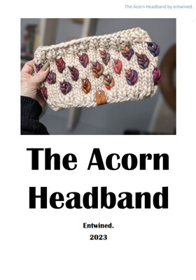 The Acorn Headband Knitting Pattern