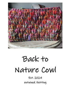 The Back to Nature TRIO knitting Pattern