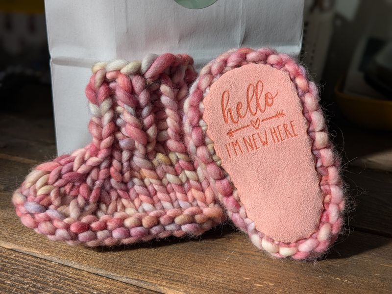 Merino Meraki Baby Booties