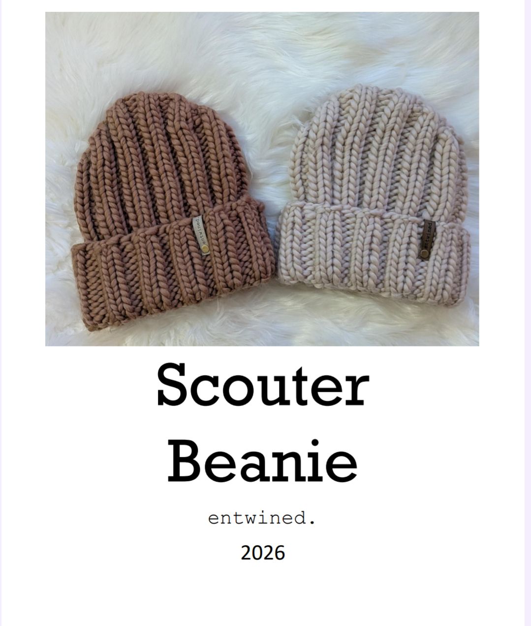 The Scouter Beanie Knitting Pattern