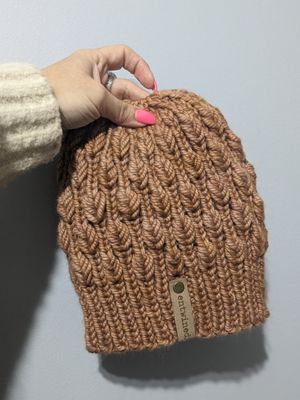 The Back to Nature Beanie Knitting Pattern