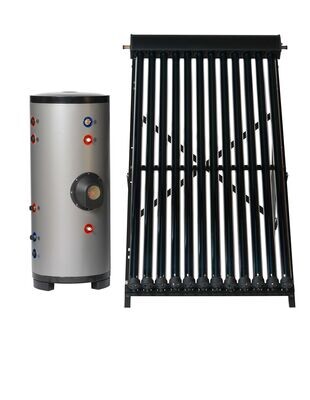 Zonneboilerset inclusief 100 liter boiler & 12 warmtebuizen