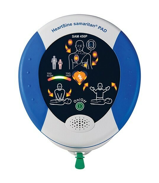 HeartSine® Samaritan® PAD 450P AED with CPR Feedback! HeartSine® Samaritan® PAD 450P AED with CPR Feedback!