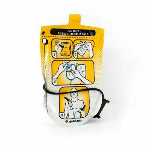DEFIBTECH LIFELINE AED ADULT DEFIBRILLATION PADS DEFIBTECH LIFELINE AED ADULT DEFIBRILLATION PADS