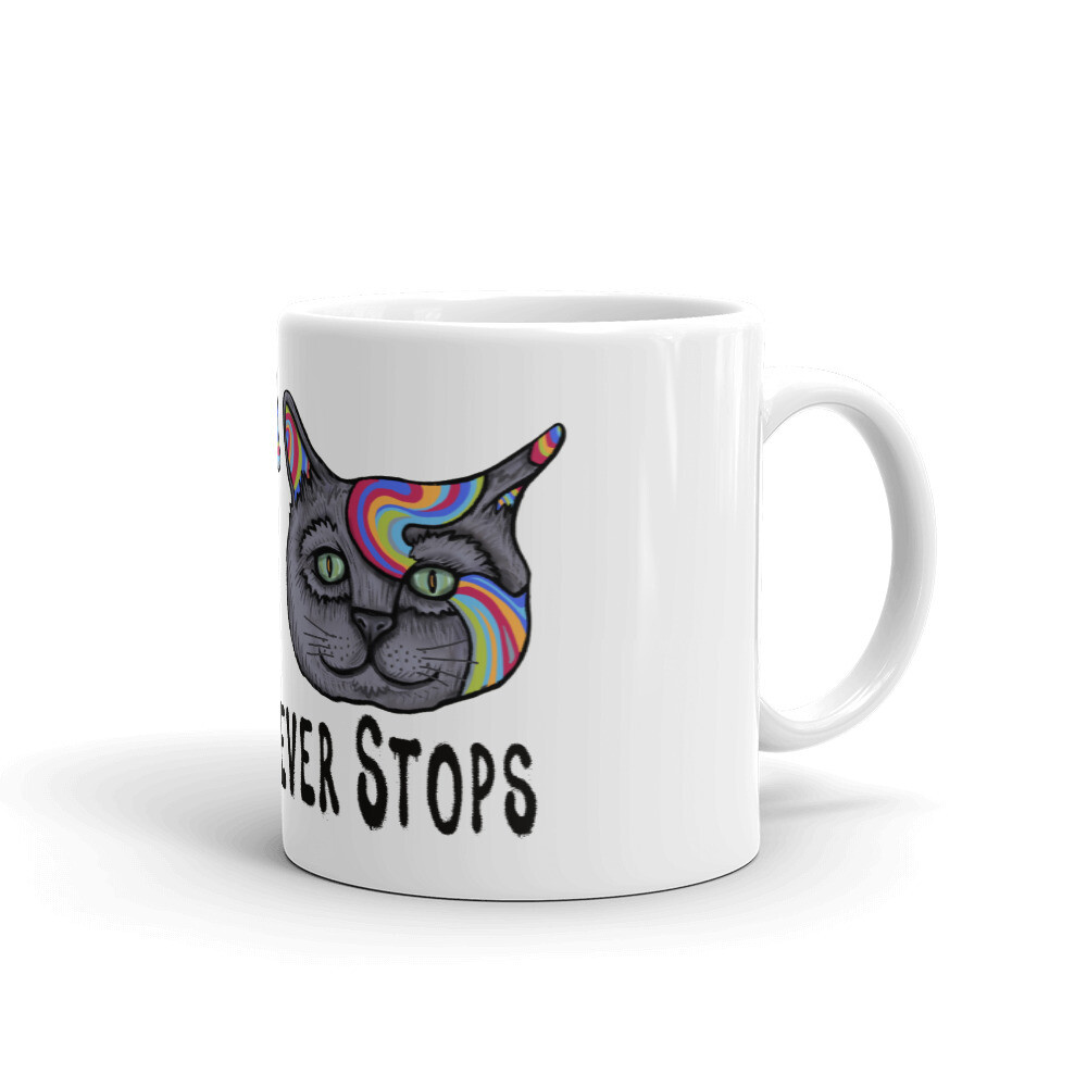 &quot;Rescue Never Stops&quot; Mug