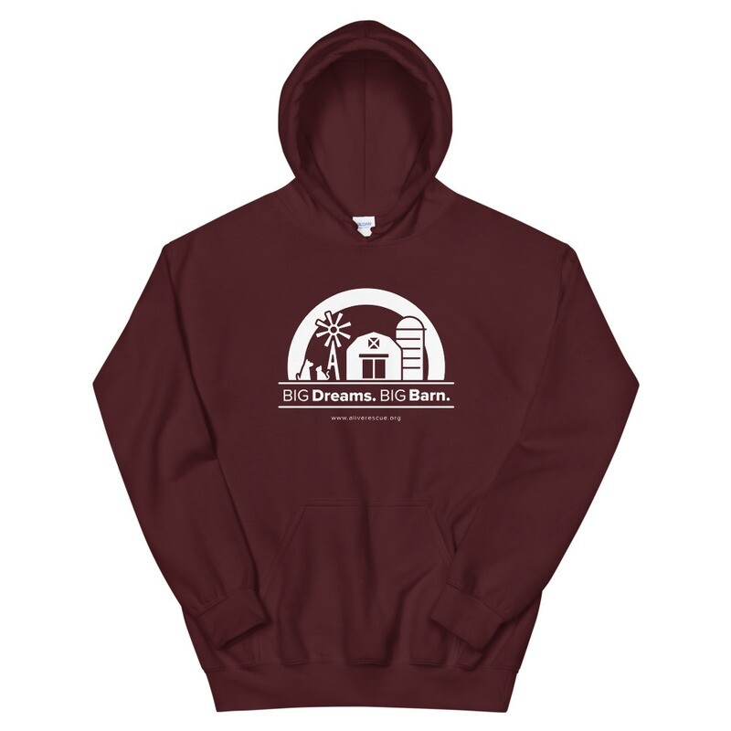 Big Dreams. Big Barn. Unisex Hoodie