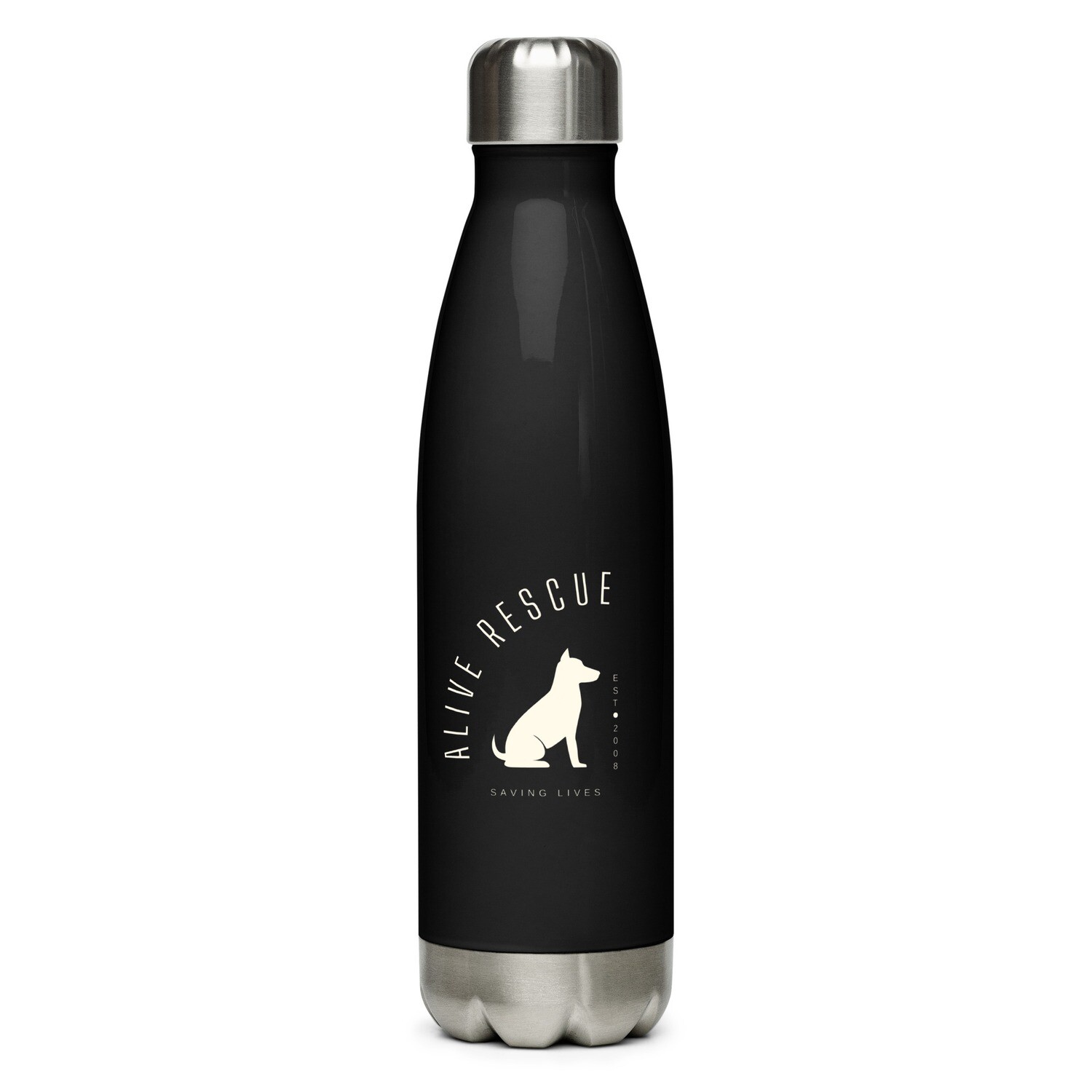 &quot;Saving Lives&quot; Stainless steel water bottle