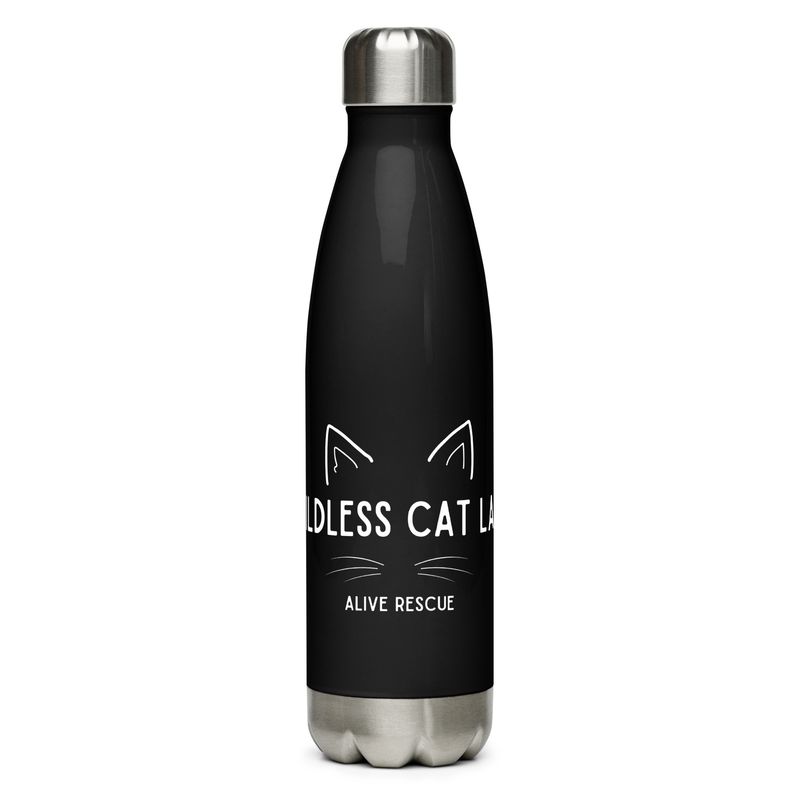 "Childless Cat Lady" Stainless steel water bottle