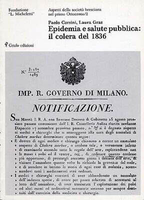 EPIDEMIA E SALUTE PUBBLICA: IL COLERA DEL 1836