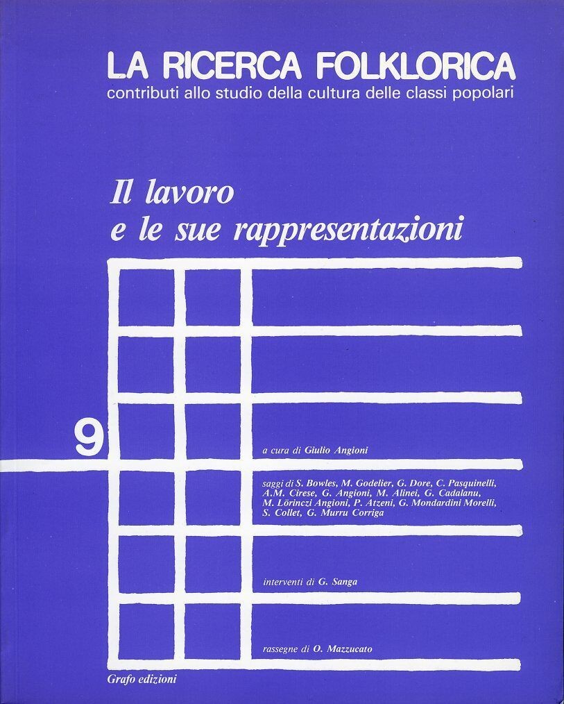 LA RICERCA FOLKLORICA - numero 9