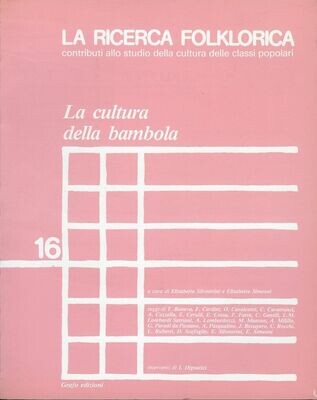 LA RICERCA FOLKLORICA - numero 16