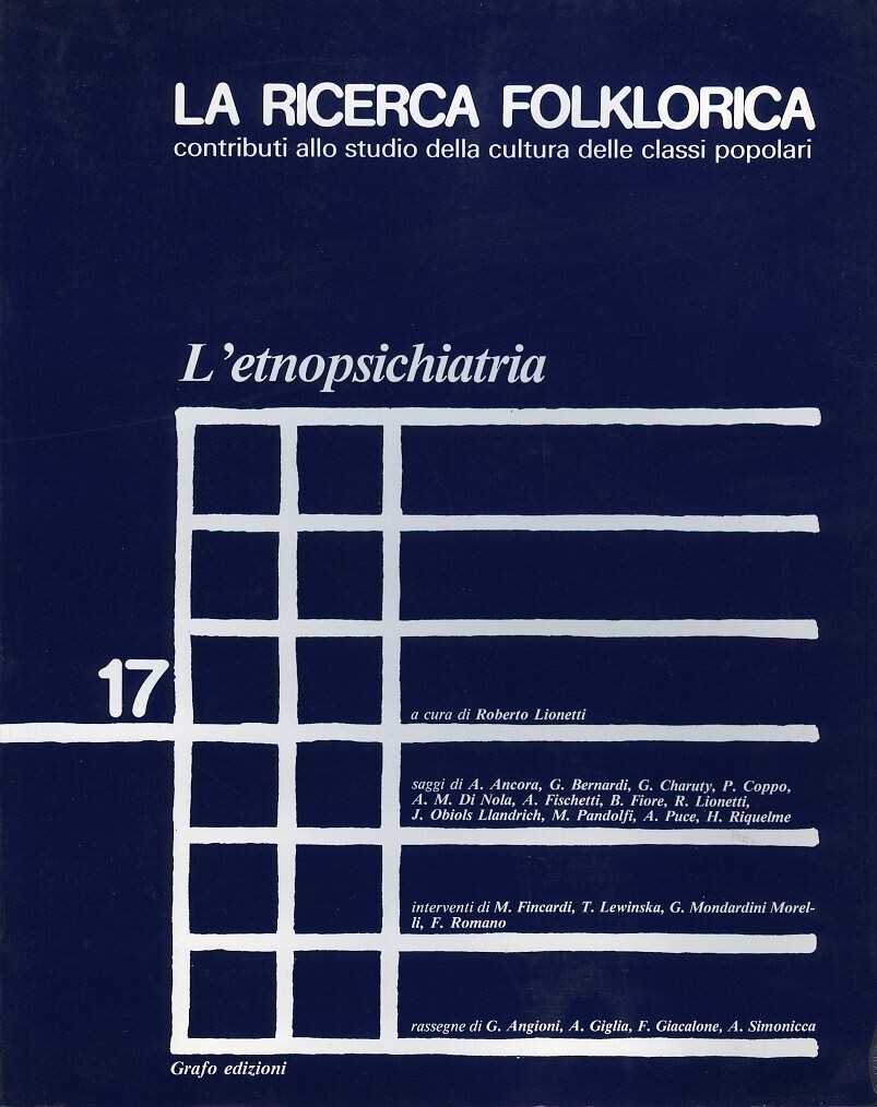 LA RICERCA FOLKLORICA - numero 17