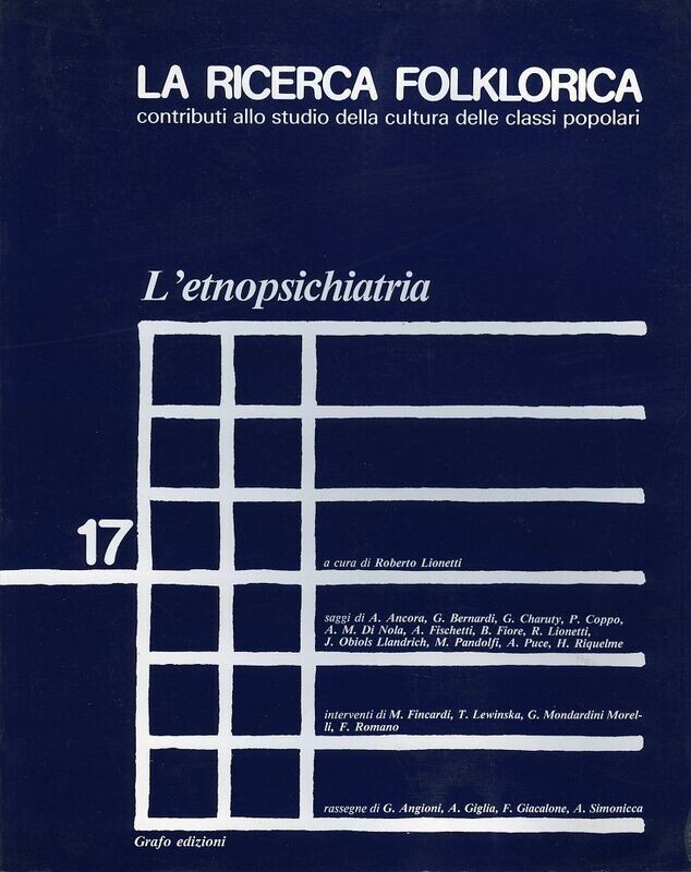 LA RICERCA FOLKLORICA - numero 17