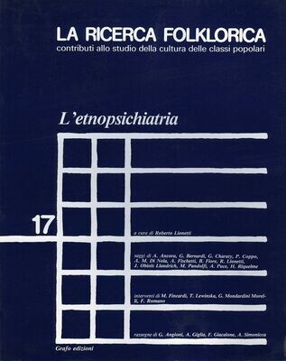 LA RICERCA FOLKLORICA - numero 17
