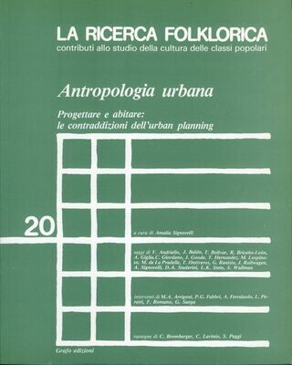 LA RICERCA FOLKLORICA - numero 20