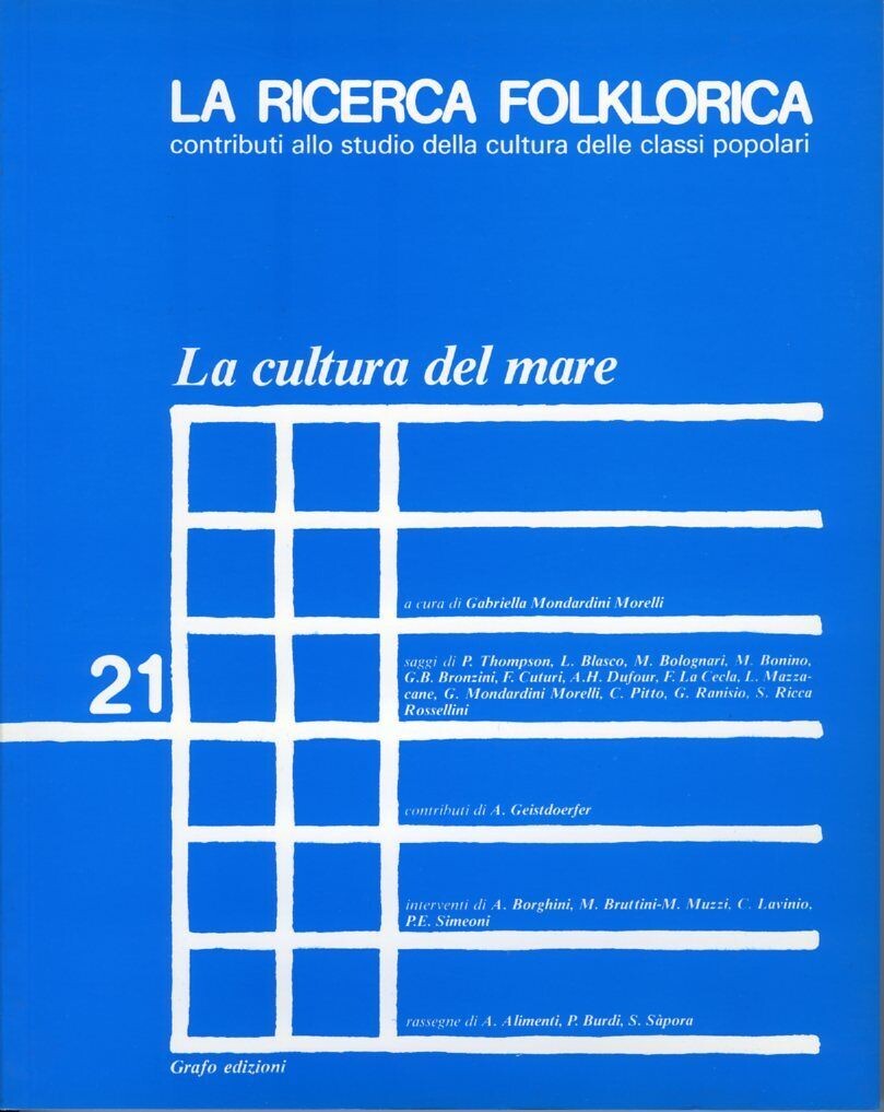LA RICERCA FOLKLORICA - numero 21