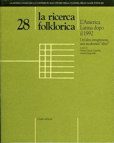 LA RICERCA FOLKLORICA - numero 28
