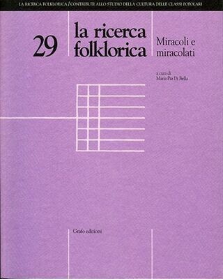 LA RICERCA FOLKLORICA - numero 29