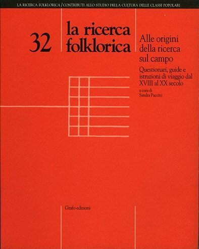 LA RICERCA FOLKLORICA - numero 32