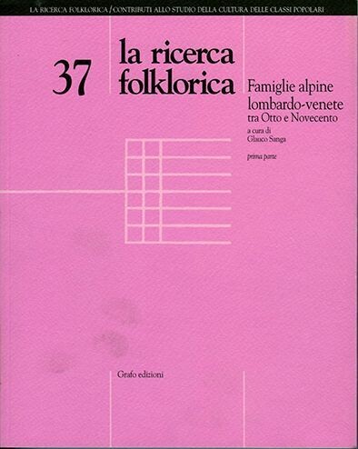 LA RICERCA FOLKLORICA - numero 37