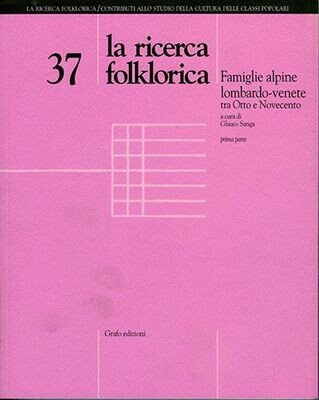 LA RICERCA FOLKLORICA - numero 37