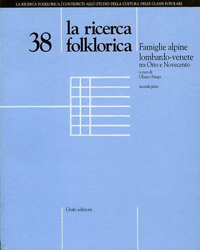 LA RICERCA FOLKLORICA - numero 38