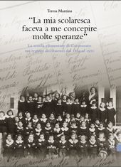"LA MIA SCOLARESCA FACEVA A ME CONCEPIRE MOLTE SPERANZE"