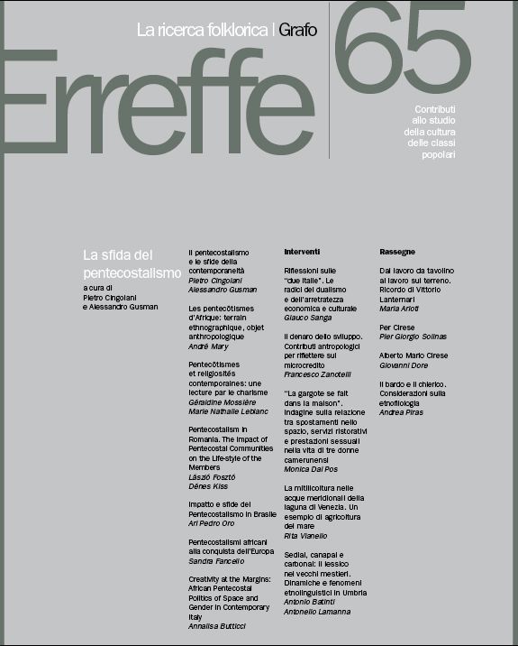 LA RICERCA FOLKLORICA - numero 65