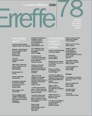 LA RICERCA FOLKLORICA - numero 78