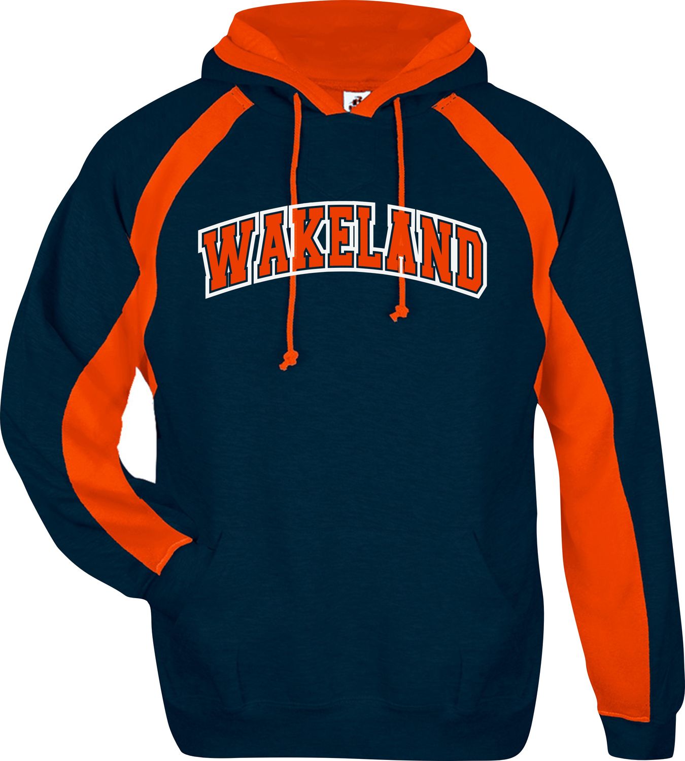 Navy/Orange Hoodie***special order