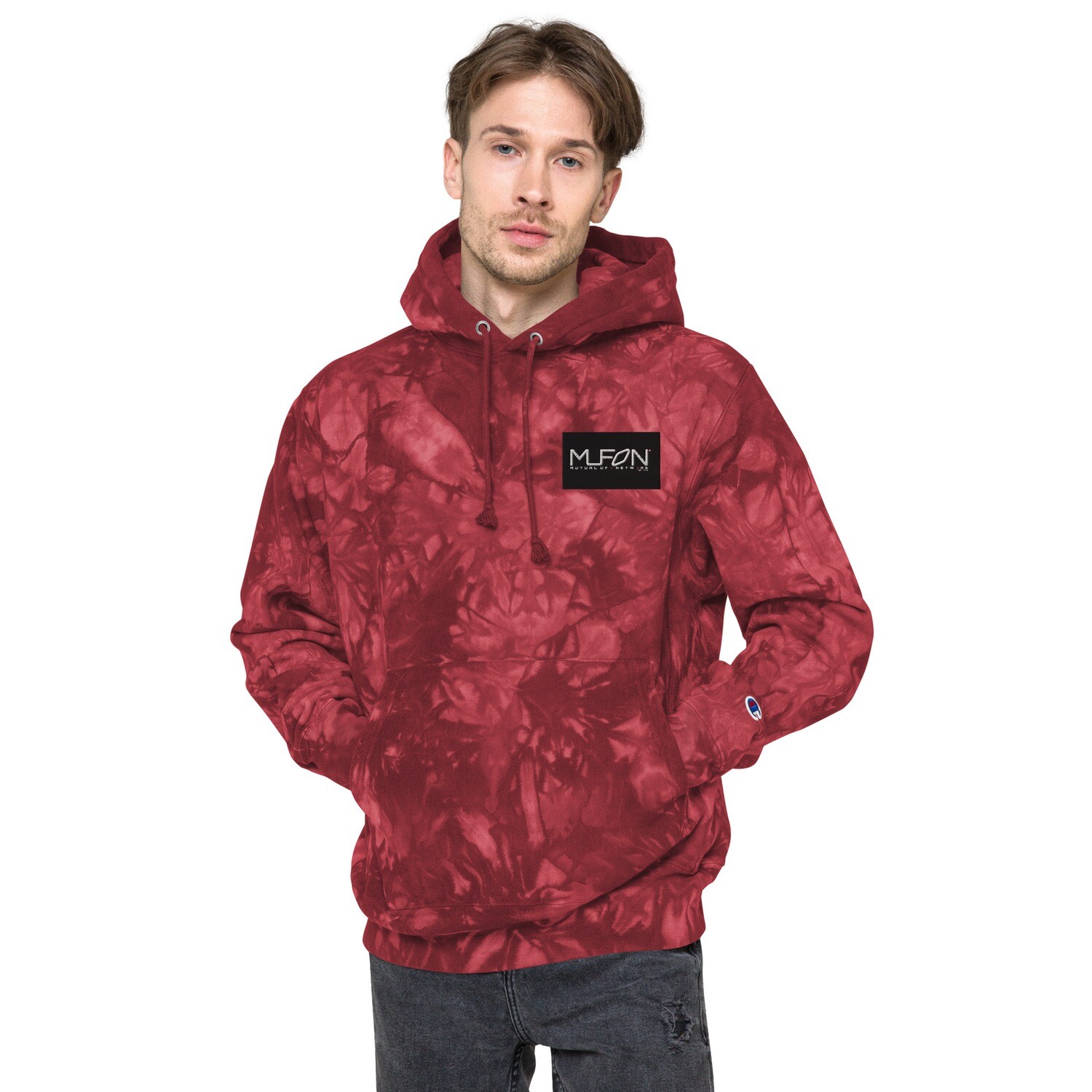 Unisex Champion tie-dye hoodie
