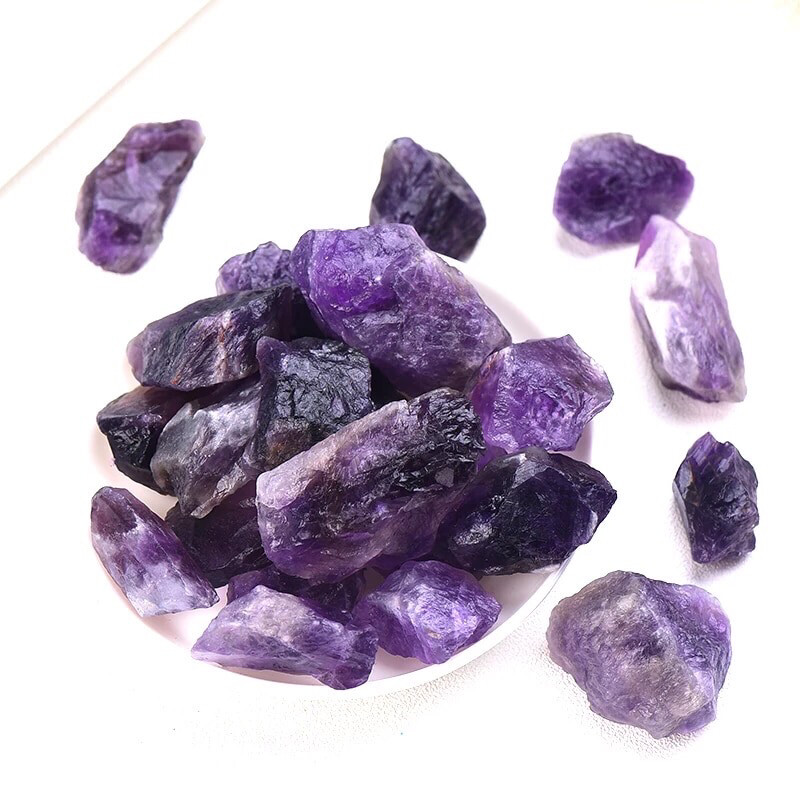 Natural Raw Amethyst Crystal 4pcs